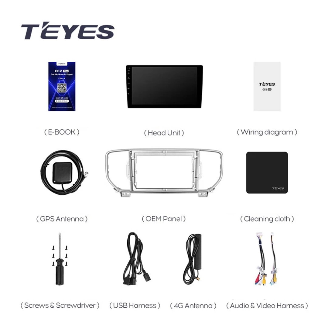 Navigatie Auto Teyes CC3L Kia Sportage 4 2016-2018 4+64GB 9" IPS Octa-core 1.6Ghz, Android 4G Bluetooth 5.1 DSP - Varianta A - imagine 7