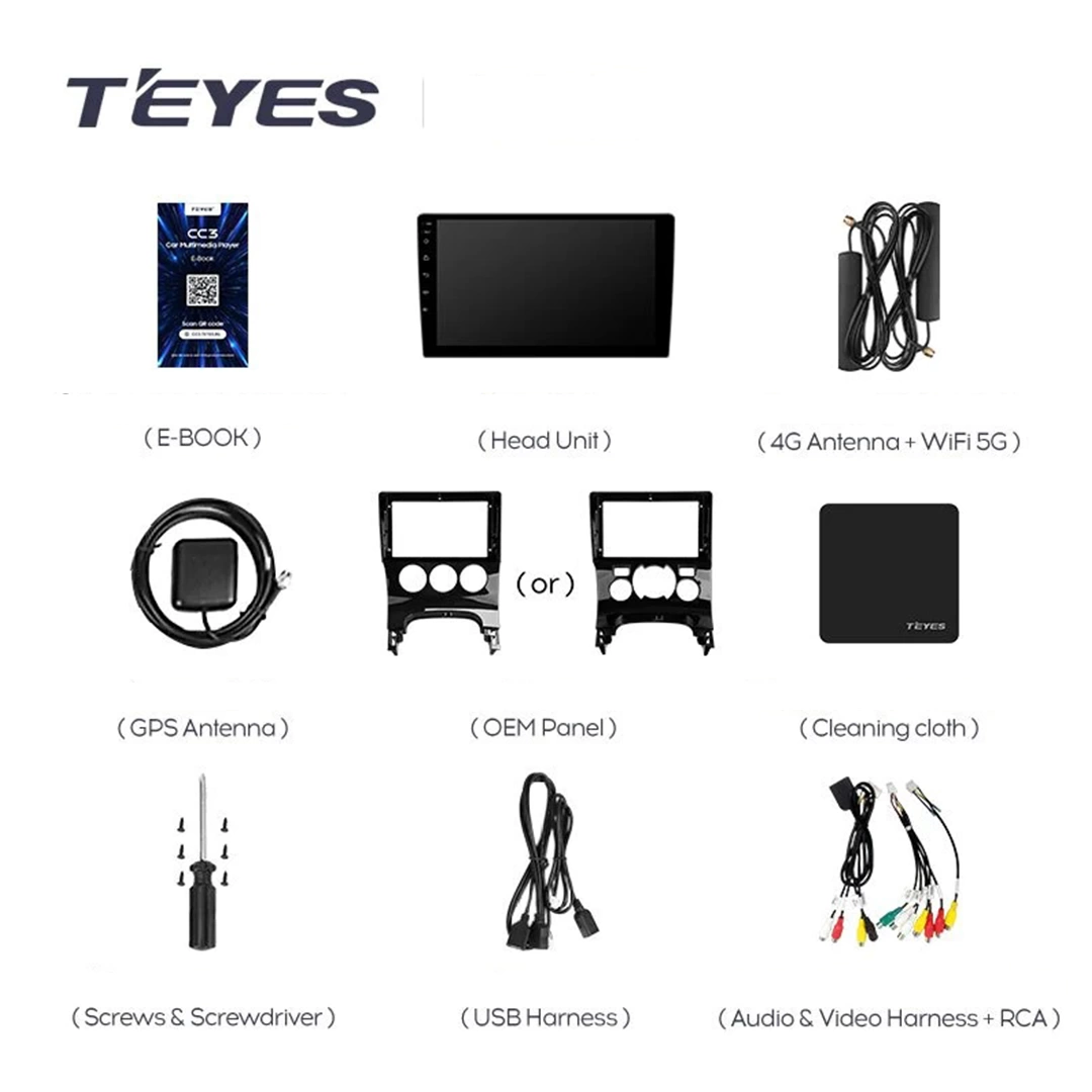 Navigatie Auto Teyes CC3L Peugeot 3008 2009-2016 4+64GB 9" IPS Octa-core 1.6Ghz, Android 4G Bluetooth 5.1 DSP - Varianta A - imagine 7