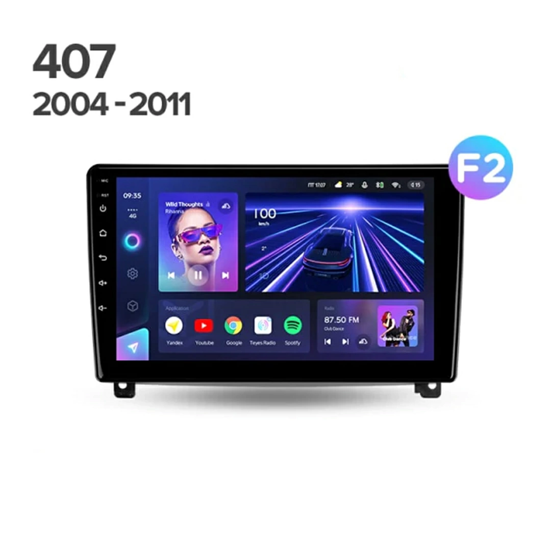 Navigatie Auto Teyes CC3L Peugeot 407 2004-2011 4+32GB 9" IPS Octa-core 1.6Ghz, Android 4G Bluetooth 5.1 DSP - Varianta B - imagine 8