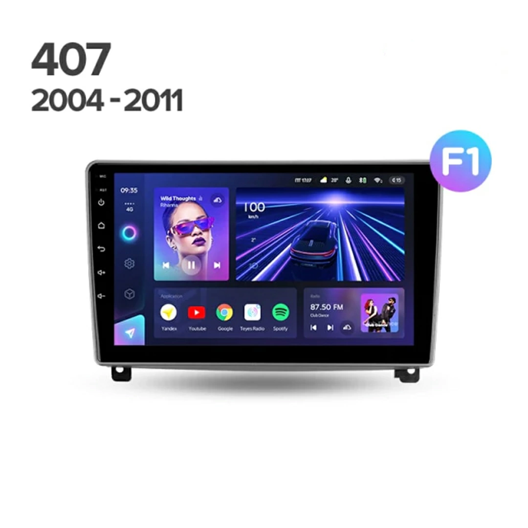 Navigatie Auto Teyes CC3L Peugeot 407 2004-2011 4+64GB 9" IPS Octa-core 1.6Ghz, Android 4G Bluetooth 5.1 DSP - Varianta B - imagine 7