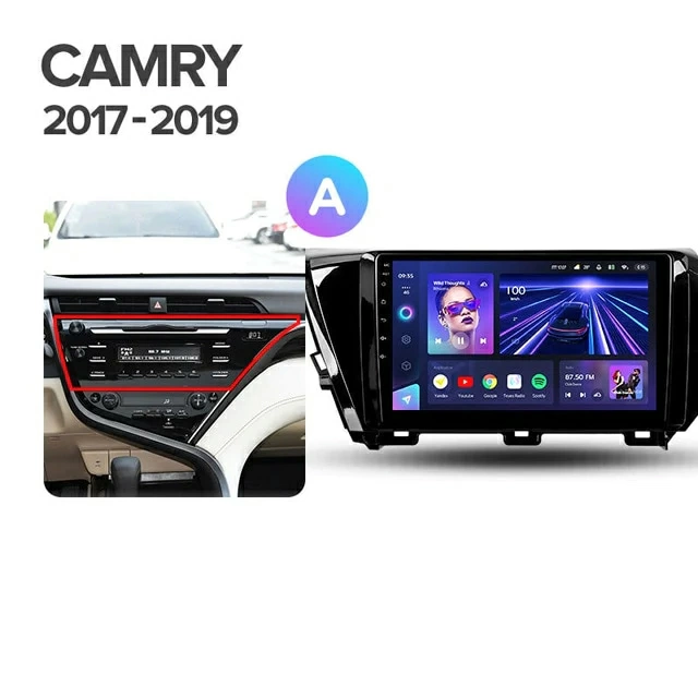 Navigatie Auto Teyes CC3L Toyota Camry 8 2017-2020 4+64GB 10.2" IPS Octa-core 1.6Ghz, Android 4G Bluetooth 5.1 DSP - Varianta A - imagine 6