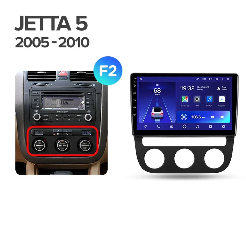 Navigatie Auto Teyes CC3L Volkswagen Jetta 5 2005-2010 4+64GB 10.2" IPS Octa-core 1.6Ghz, Android 4G Bluetooth 5.1 DSP - Varianta A - imagine 8