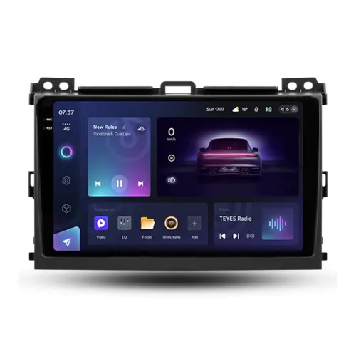 Navigatie Auto Teyes CC3 2K Toyota Land Cruiser Prado J150 2009-2013 6+128GB 9.5″ QLED Octa-core 2Ghz, Android 4G Bluetooth 5.1 DSP – Varianta C