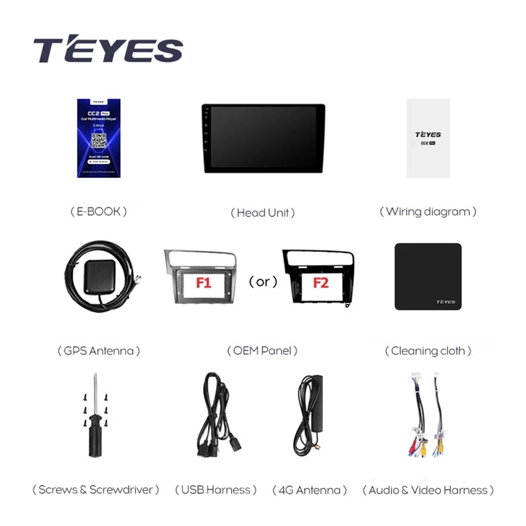 Navigatie Auto Teyes CC3L WiFi Volkswagen Golf 5 2005-2010 2+32GB 10.2" IPS Quad-core 1.3Ghz, Android Bluetooth 5.1 DSP - Varianta C - imagine 10